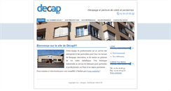 Desktop Screenshot of decap91.fr